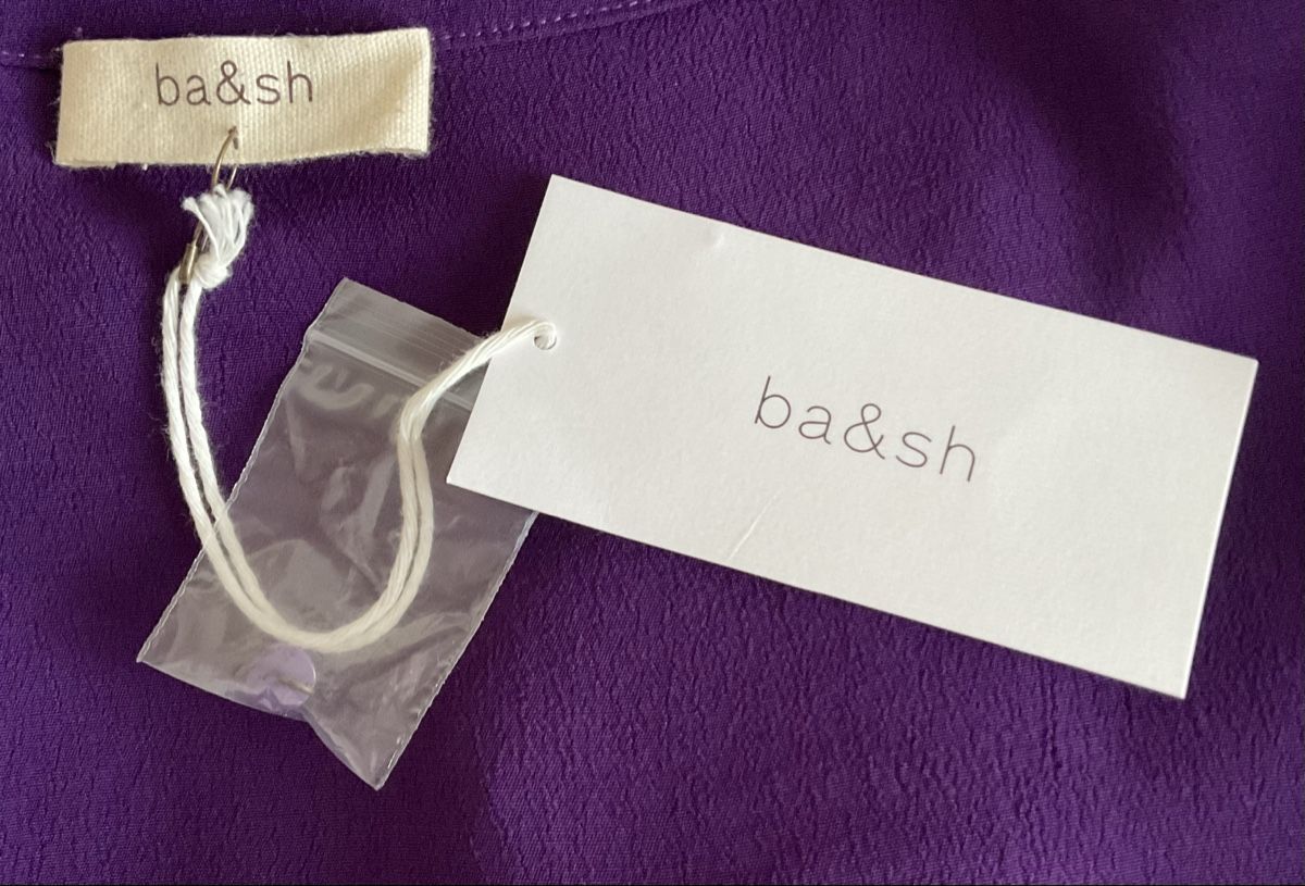 Ba&Sh Camicette: ba&sh top violet foncé – Nuovo e nell'imballaggio originale da Corseaux venduto da Mililaforet75 6