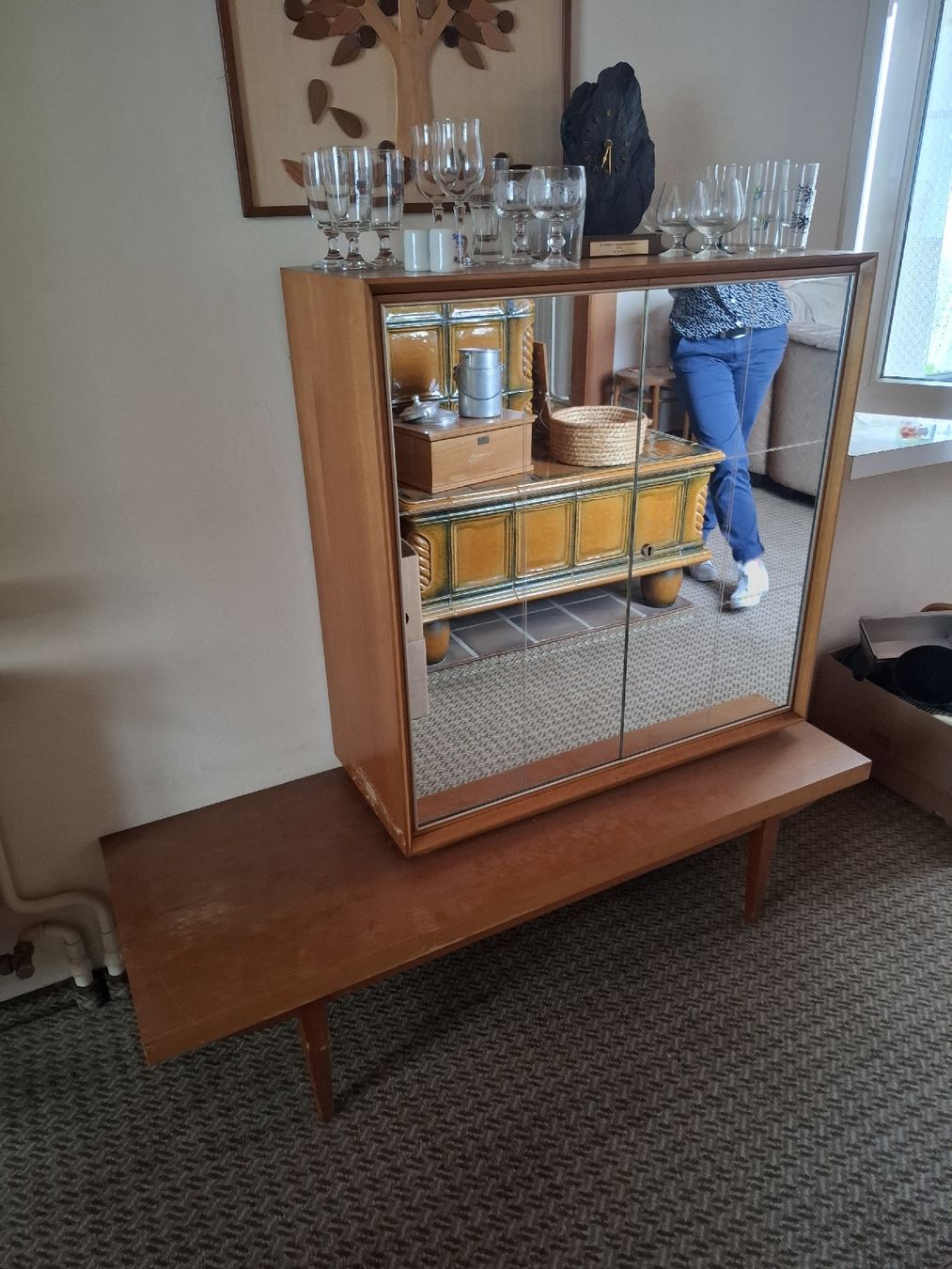 Credenze: Vintage Bar mit Unterteil – Usato da Wil SG venduto da die-wohnung
