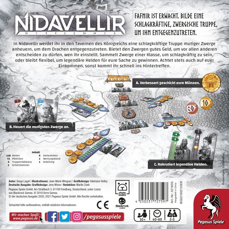 Pegasus Spiele Giochi: Spiel Nidavellir – Nuovo e nell'imballaggio originale da Uster venduto da Ludit 1