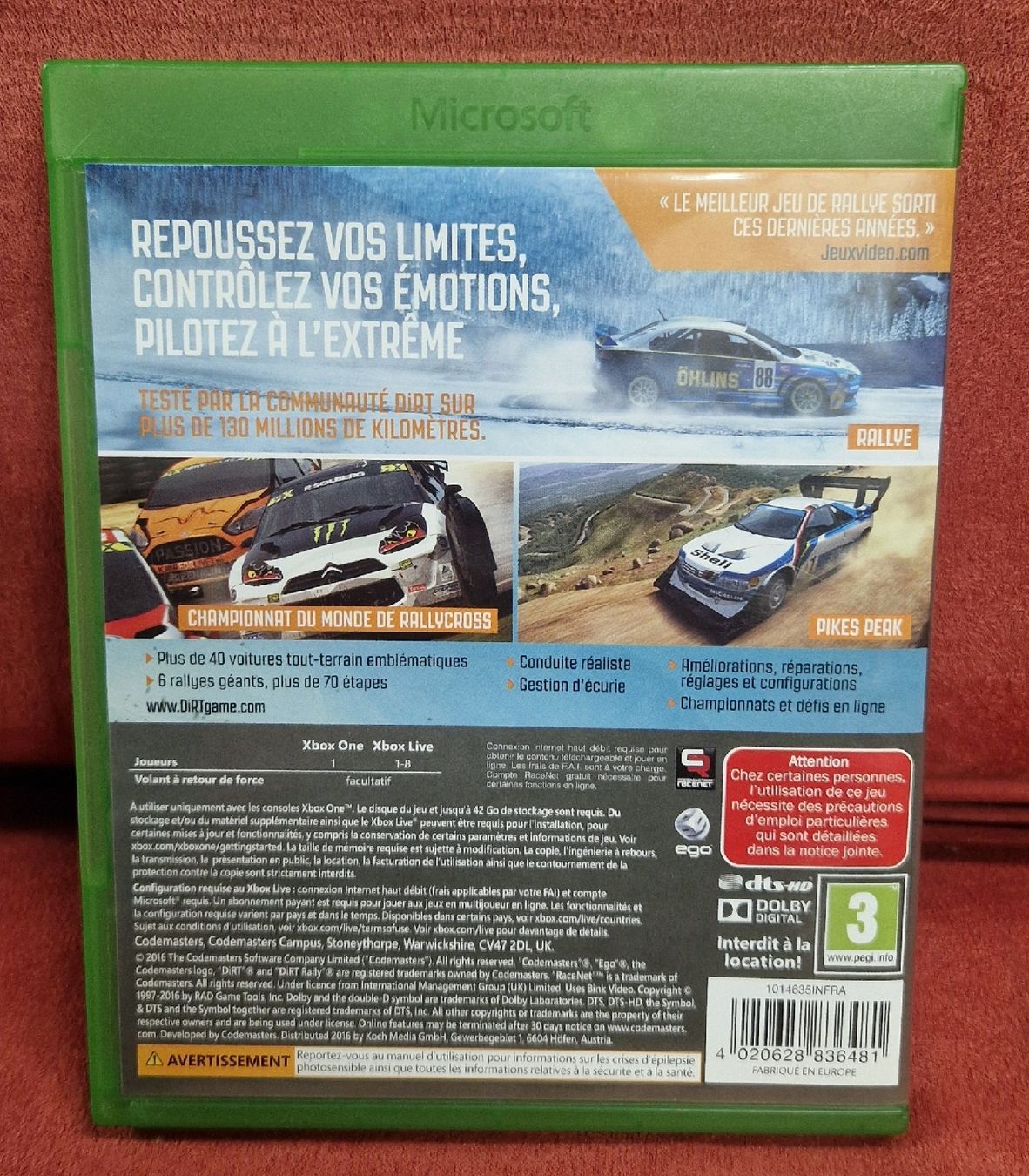 Microsoft Giochi: Dirt Rally Xbox One  – Usato da Villars-sur-Glâne venduto da MrLobTec 1