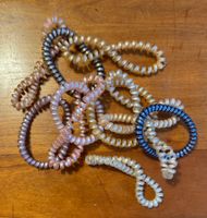 Haargummis Spirale Set in verschiedenen Farben