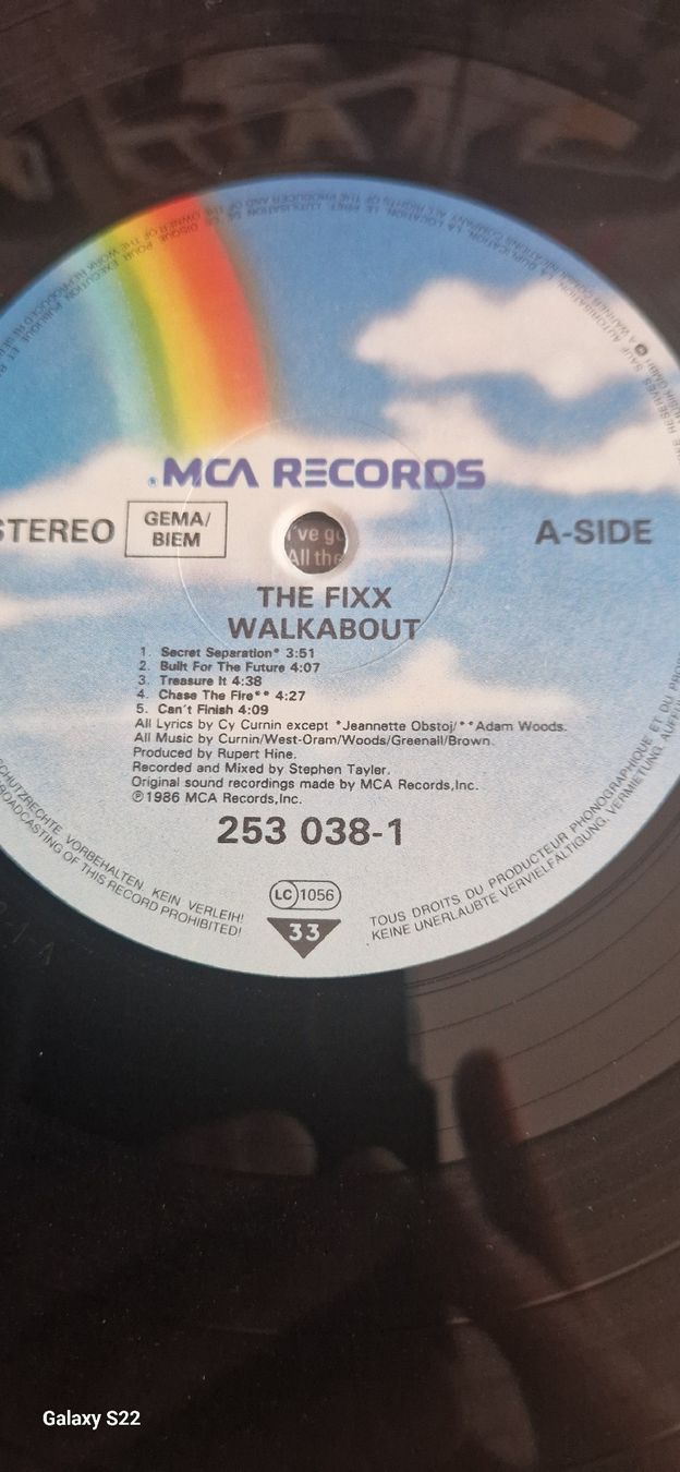 Dischi in vinile: The Fixx – Walkabout – Usato da Yvonand venduto da RF-VINYL 1