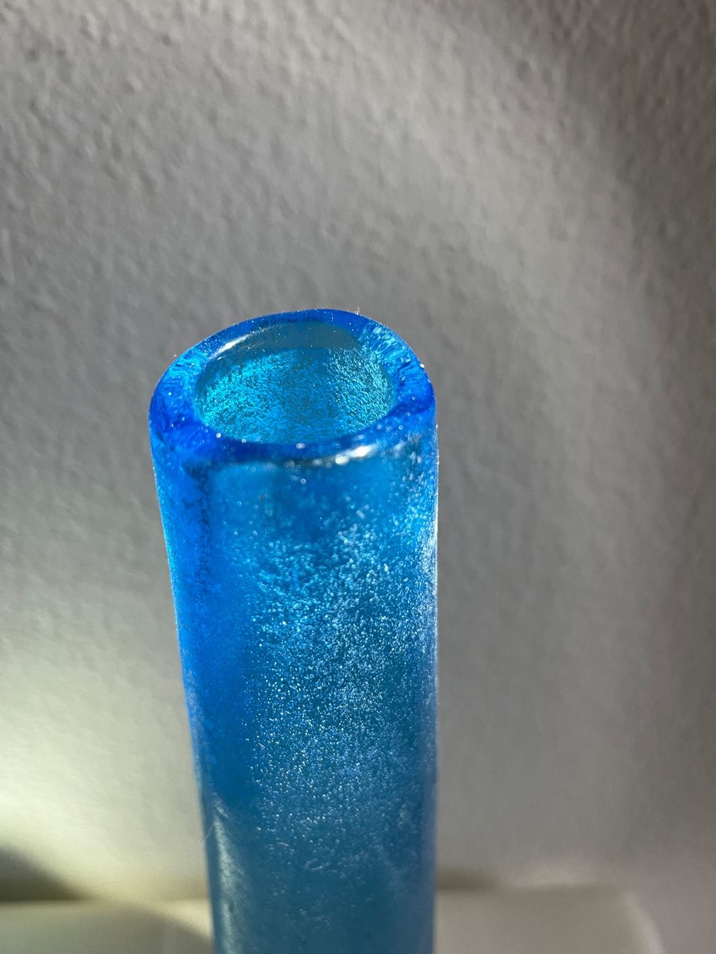 Murano Vasen & Gefässe: Scavo Vase türkisblau, Murano – Gebraucht aus Männedorf von Maru83 1