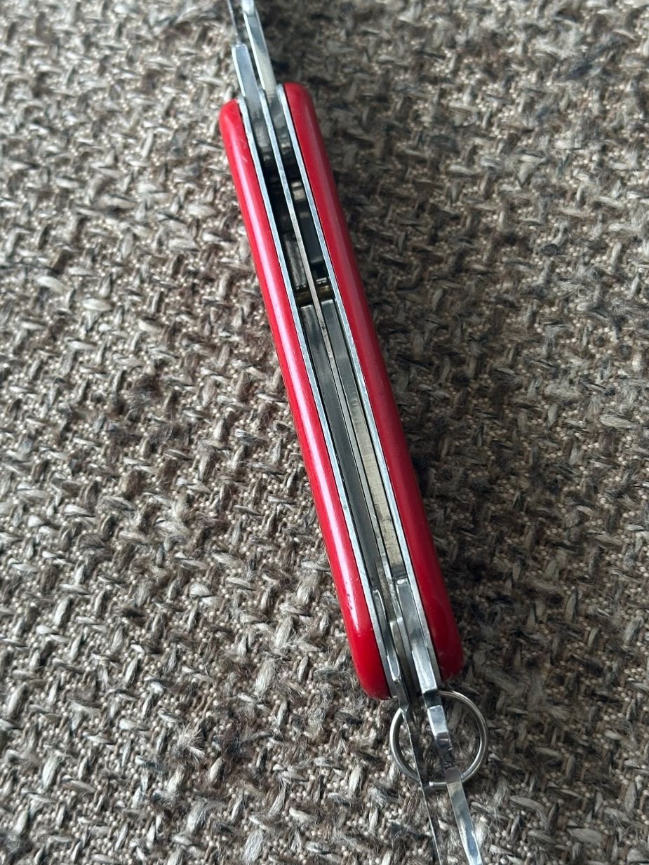 Victorinox Coltelli tascabile: Altes Sackmesser ELINOX Rot 91mm – Usato da Dübendorf venduto da lan1808 9
