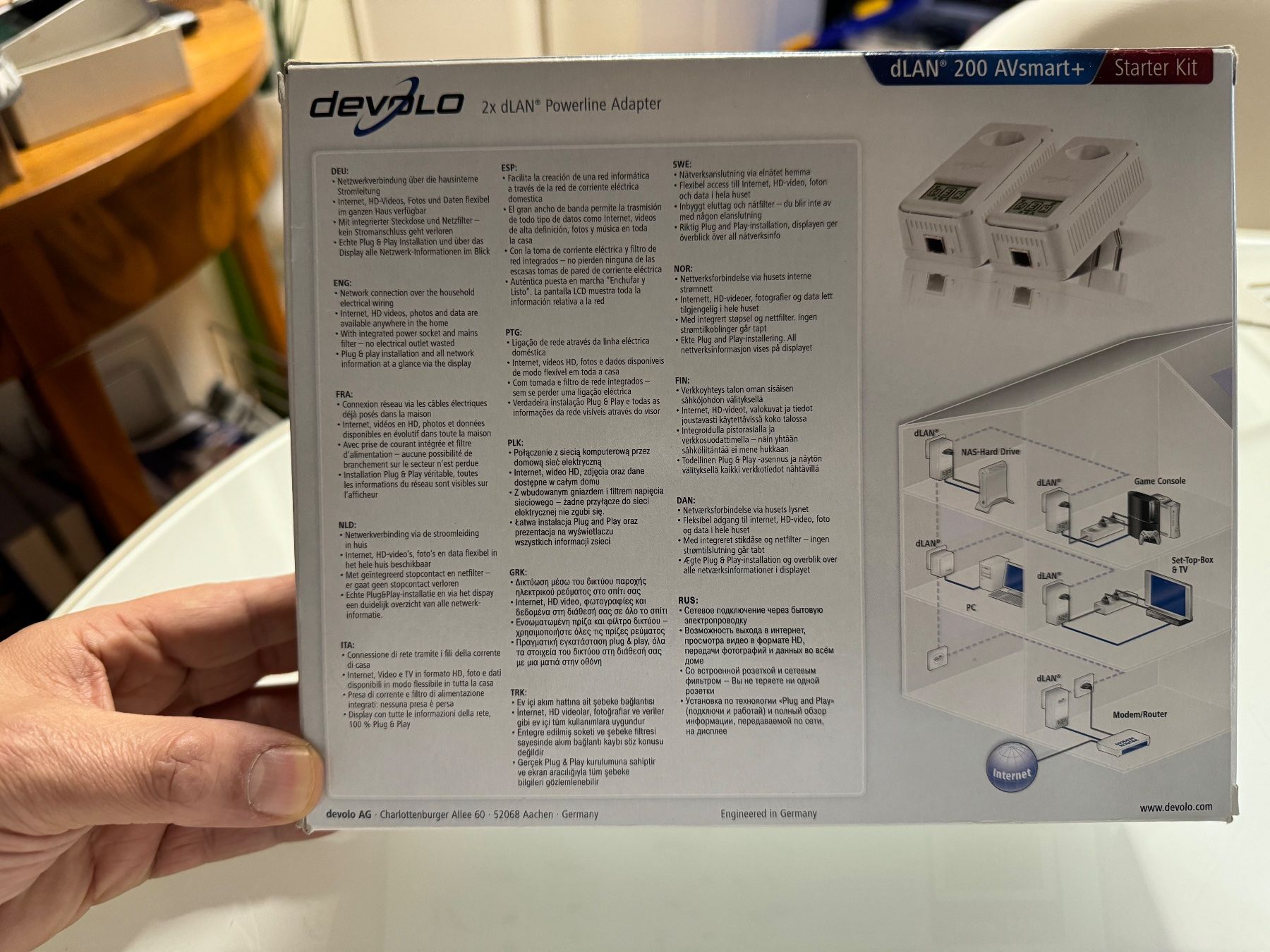 Devolo Unità & Adattatore: Devolo Powerline Starter Kit dLan 200 AVsmart+  *200Mbit/s – Usato da Schaffhausen venduto da vasco016 1