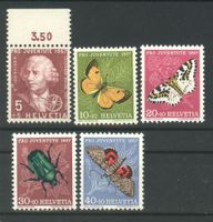 Pro Juventute 1957, postfrisch, **