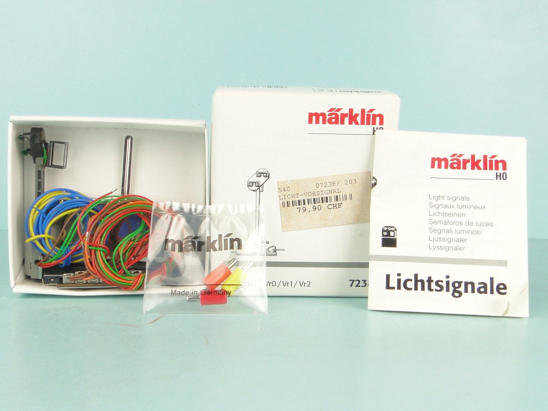 Märklin Modellini di ferrovie: Märklin 7238 Lichtvorsignal – Usato da Bülach venduto da cann11 1