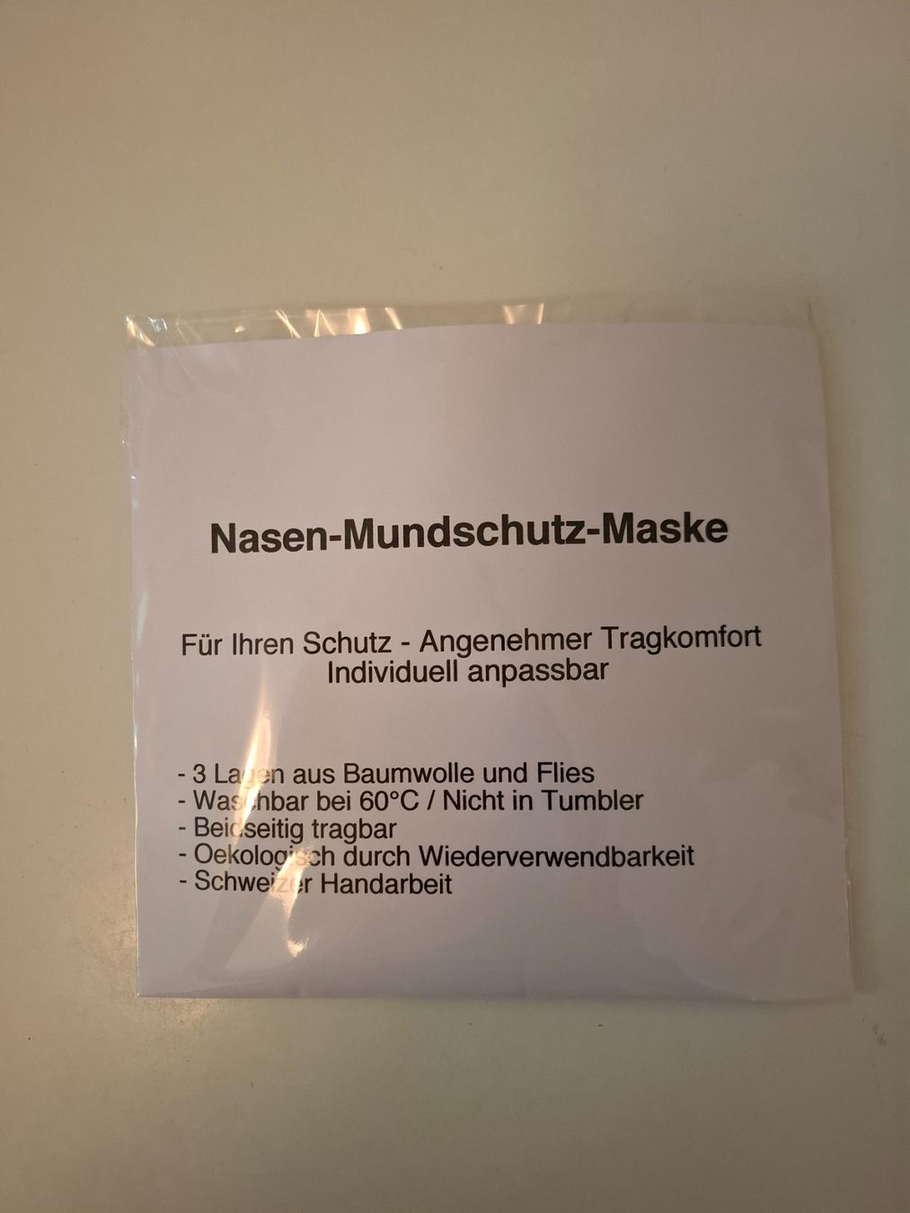 Protezione per viso e udito: Mundschutz – Nuovo e nell'imballaggio originale da Zürich venduto da honolulu4711 1