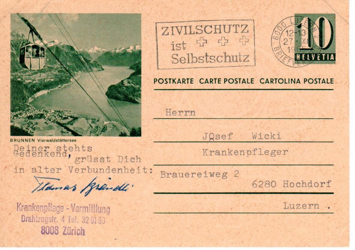 Tutti i francobolli: Bildpostkarte – Usato da Wolhusen venduto da Curver9