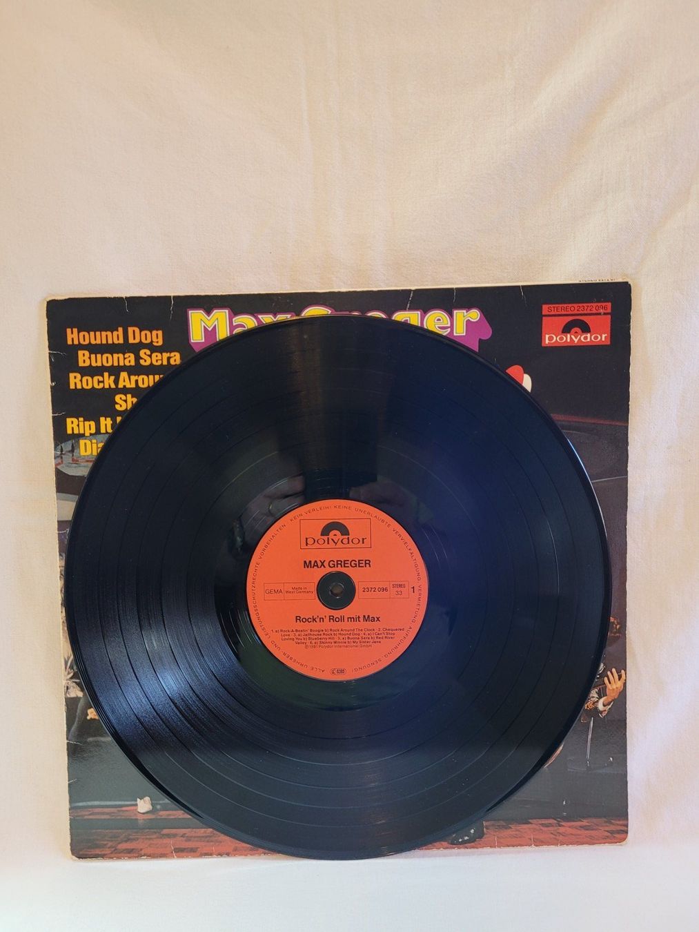 Dischi in vinile: Vinyle Max Greger Rock'n'Roll Polydor 33T – Usato da la Chaux-de-Fonds venduto da Lampe 1