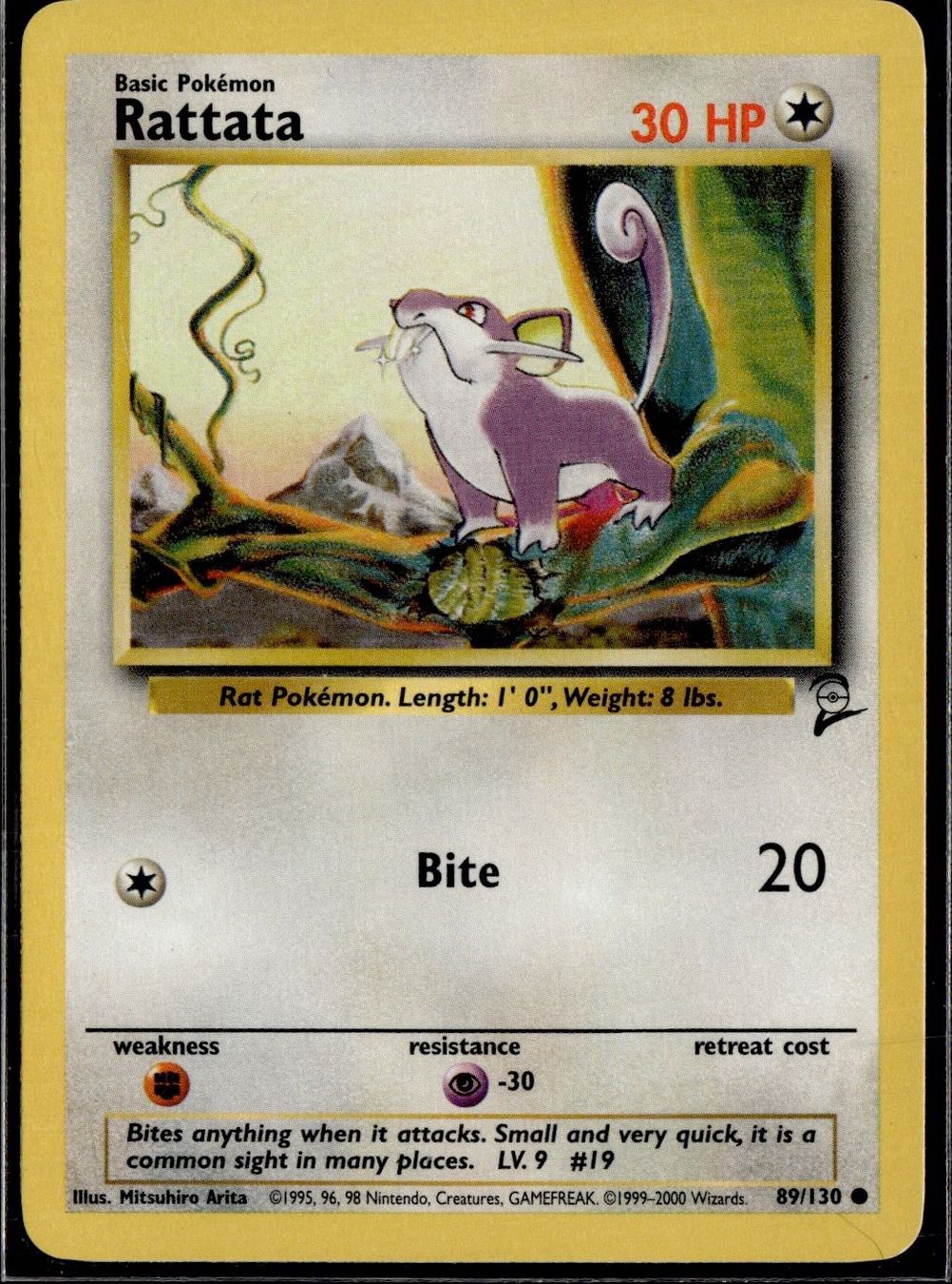 Pokémon Sammelbilder & Trading cards: Rattata Base Set 2 89/130 Pokémon 2000 – Gebraucht aus Zürich von pokemon_cards