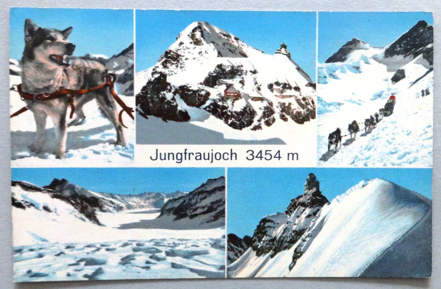 Cartoline postali: Jungfraujoch 3454 m – Usato da Fétigny venduto da Billy2miny