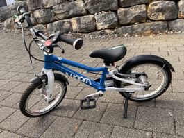 Kinderfahrrad Woom 2 blau 14 Zoll