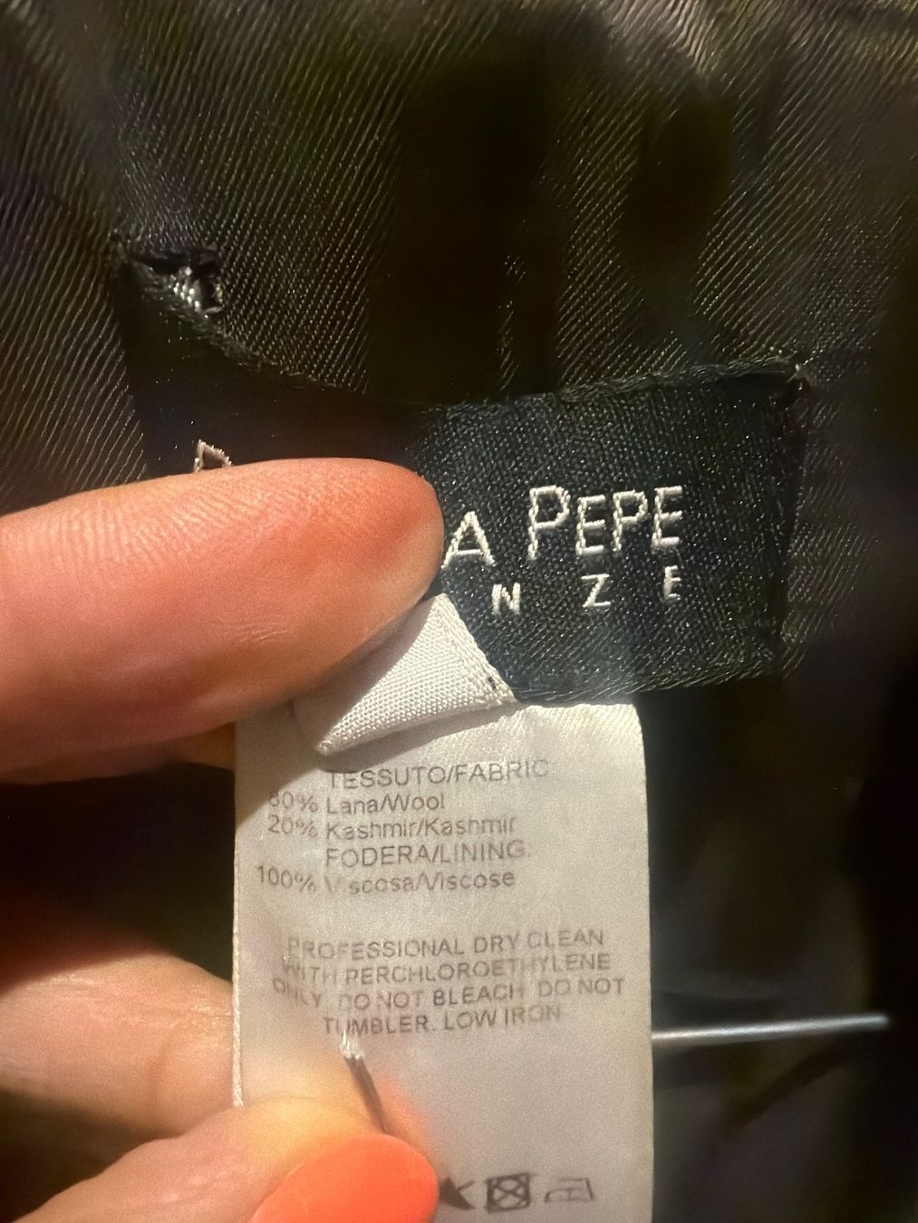 Patrizia Pepe Cappotti: Patrizia Pepe Mantel, hellgrau, Gr. IT42 – Usato da Erlenbach ZH venduto da Pocahoney 3