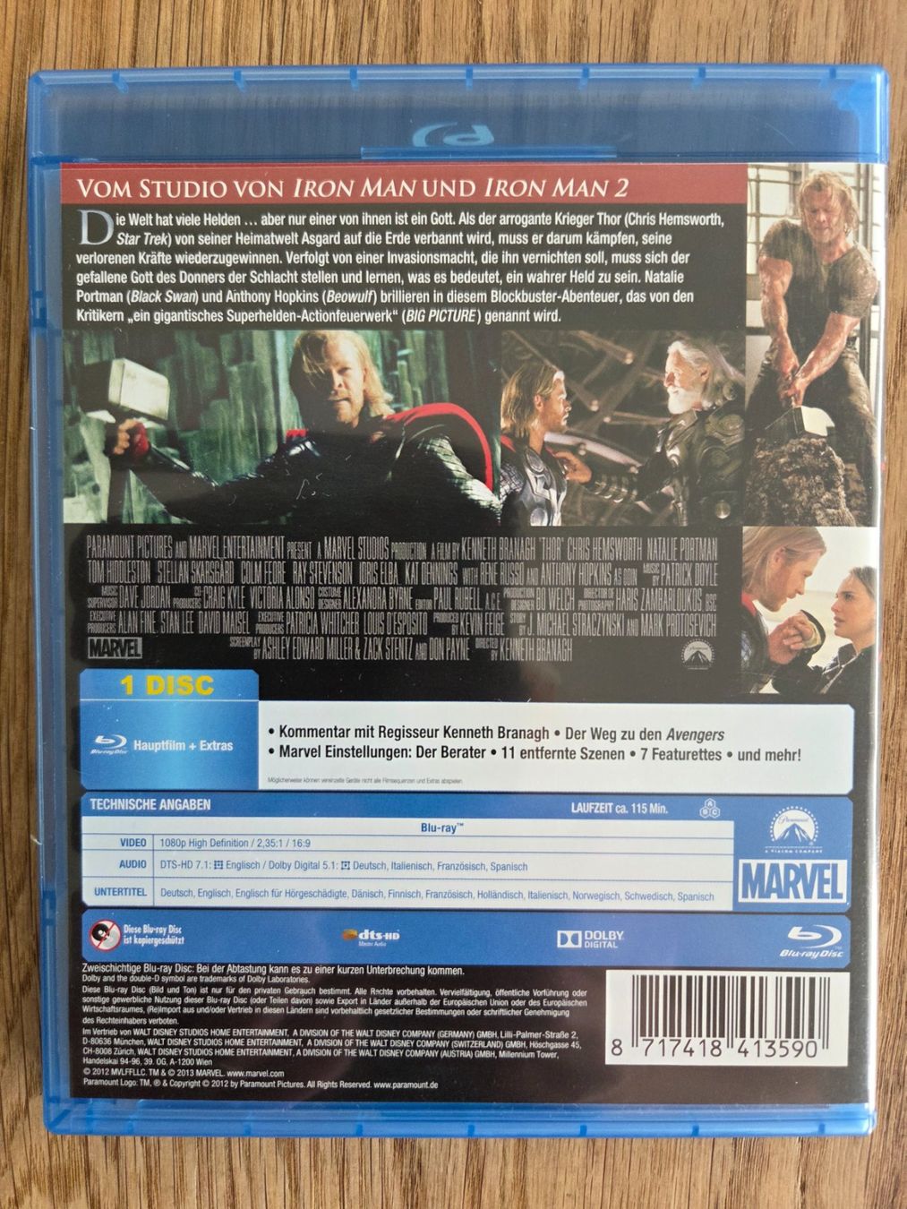 Alle DVDs: THOR - Blu-Ray – Neu (gemäss Beschreibung) aus Niederhelfenschwil von George27 1
