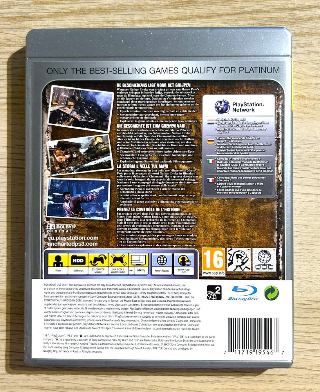 Sony Jeux: Uncharted 2 Among Thieves PS3 – D'occasion à St. Gallen par Alpine.Arcade 1