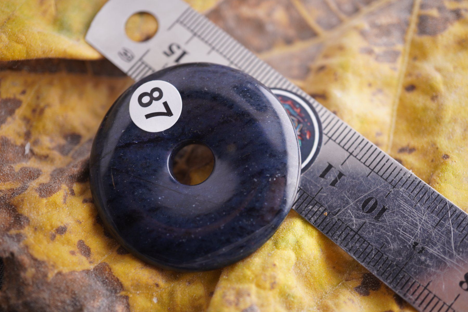 Minerali & Pietre curative: Pi Scheibe ca40mm  Dumortierit .-Edelsteinstube Rausverkauf – Nuovo e nell'imballaggio originale da Eschenbach SG venduto da topstone 4