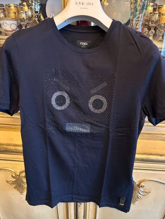 FENDI T-Shirt Swarovski Gr. 46 S Authentisches neuwertiges