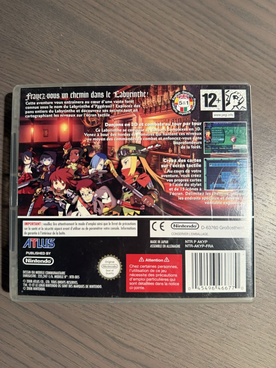Nintendo Giochi: Etrian Odyssey FR – Usato da Thônex venduto da retrolovech 2
