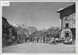 Terrasse bei Hotel Jungfrau Wengernalp