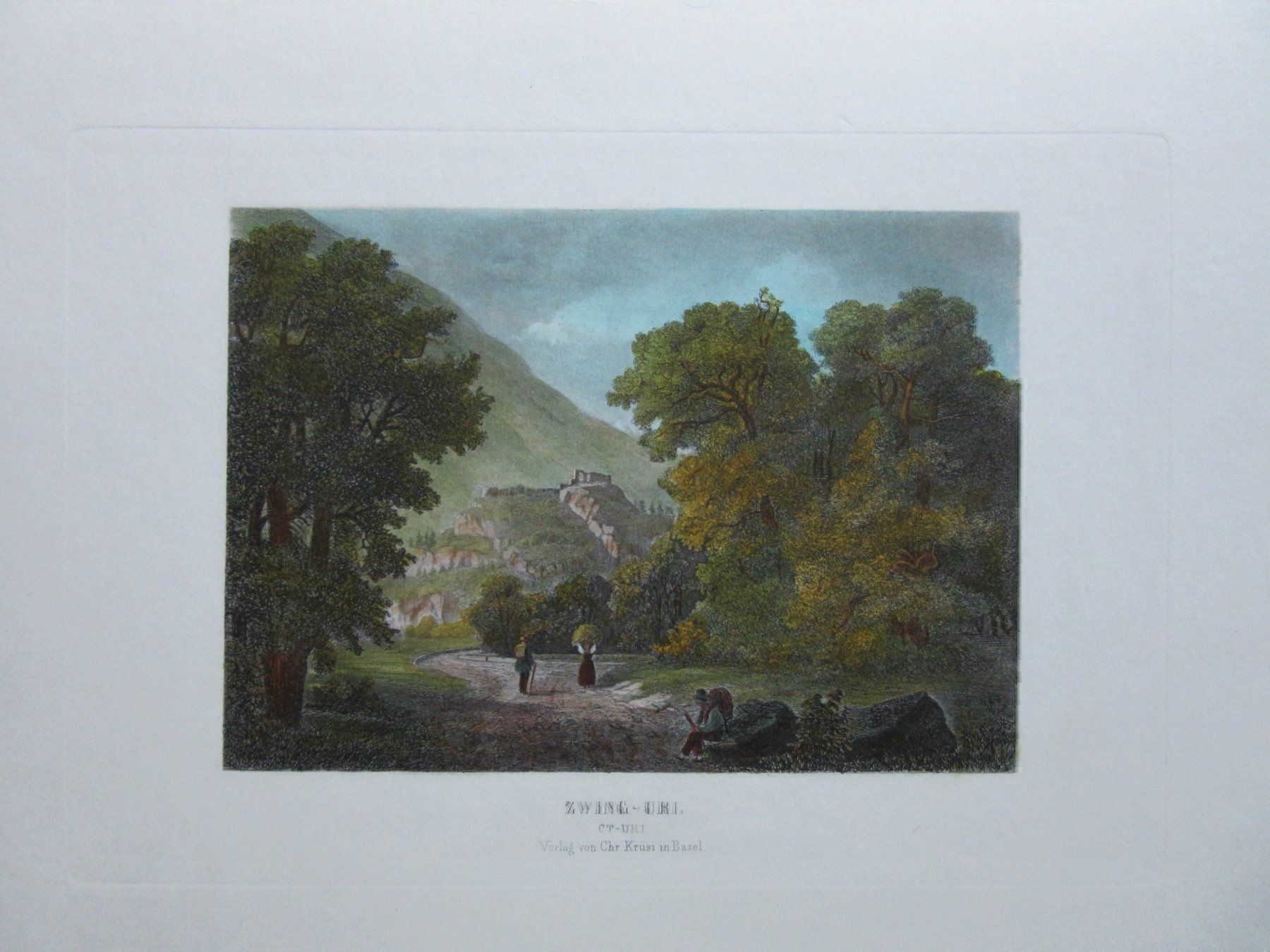 Incisioni: ZWING URI STAHLSTICH  //  ref.555 – Usato da Gersau venduto da grafik-kunst 1