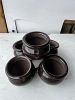 Kräuter / Blumen Pflanztöpfchen / 5-teilig / Keramik glasier