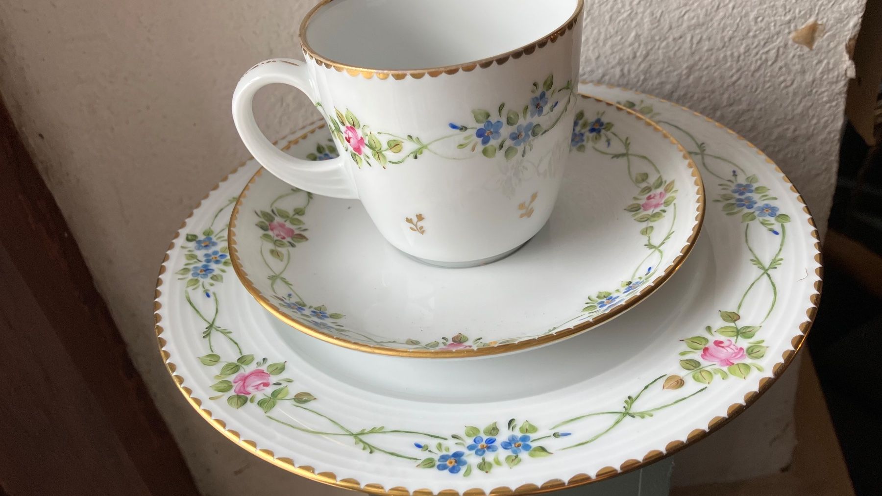 Tazze: tasse peinte à la main handbemalt Teller – Usato da St-Cierges venduto da LeRegain