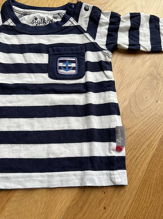 Sigikid Camicie, T-shirt & Polo: Sigikid langarm Shirt Grösse 86, gestreift, Junge – Usato da Zürich venduto da wtpooh 2