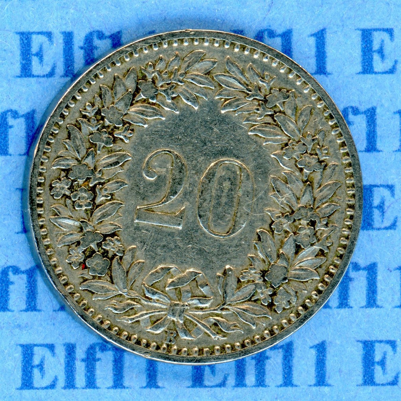 Tutti le monete: CHF___0.20 1899 -ss 20 Rappen – Usato da Widnau venduto da Elf11 1
