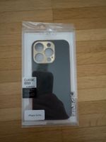 Cover iPhone 15 Pro, nuovo, nero/oro
