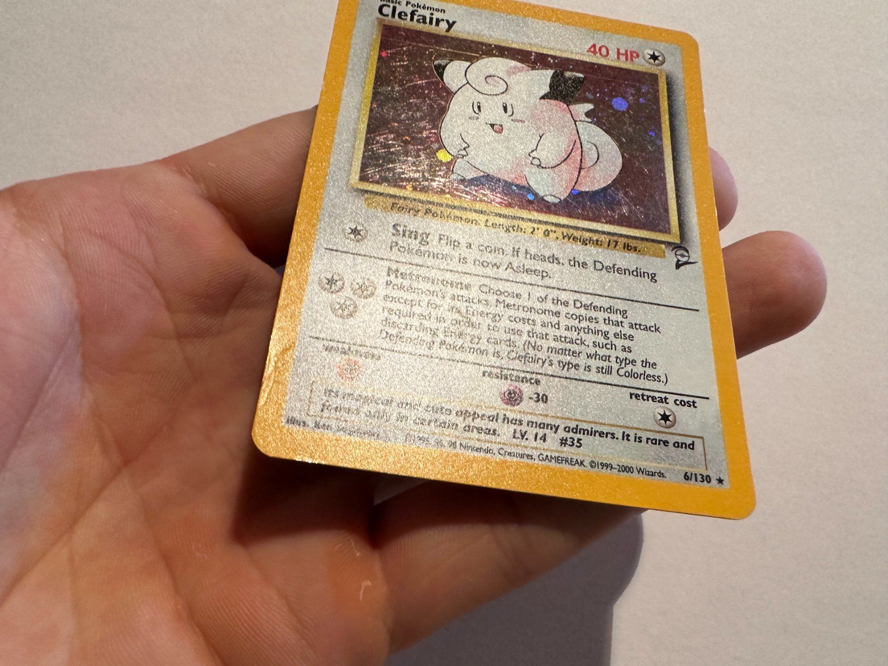 Pokémon Carte collezionabili: Clefairy holo Base 2 EN – Usato da Hagendorn venduto da Pokecollectorch 1