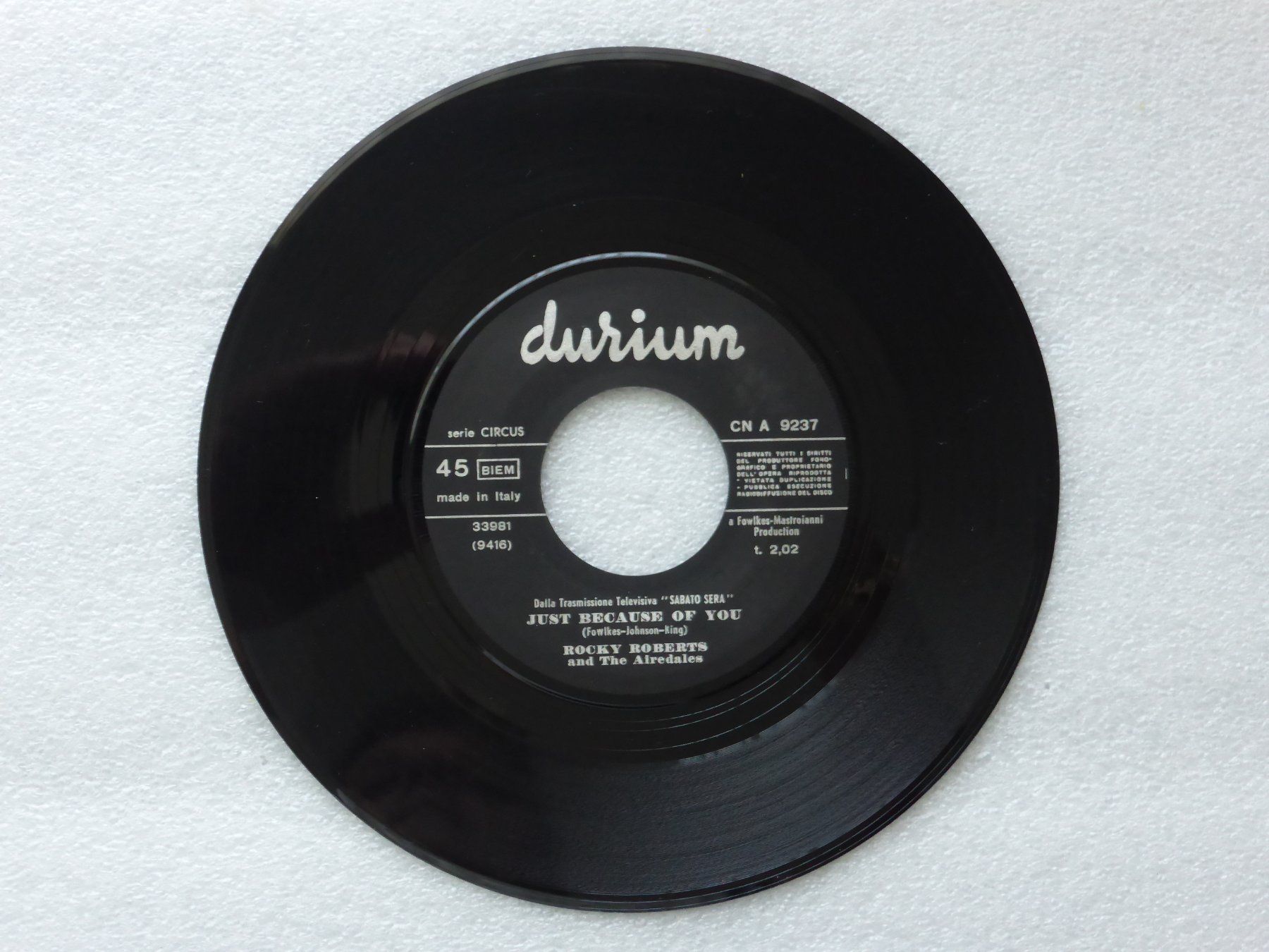Dischi in vinile: Vinyl Single   ROCKY ROBERTS – Usato da Küssnacht am Rigi venduto da Mondkinder 2