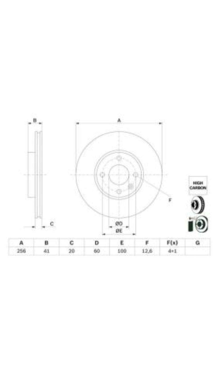 Bosch Tutti pezzi di ricambio auto: Bosch Bremsscheiben 2x – Nuovo (secondo la descrizione) da Seewen SO venduto da Jonas-03 3