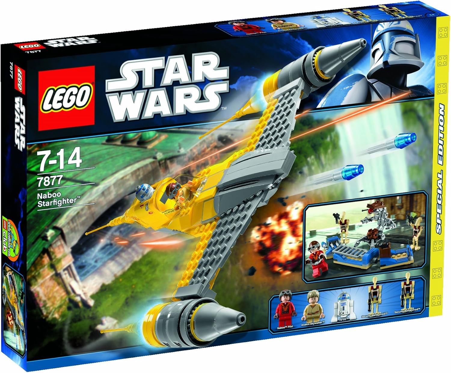 Lego Baukästen: LEGO STAR WARS 7877 NABOO STARFIGHTER – Neu und originalverpackt aus Bellelay von