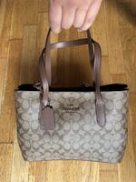 Coach Leder Handtasche Schultertasche NEU