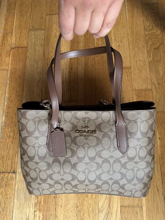 Coach Leder Handtasche Schultertasche NEU