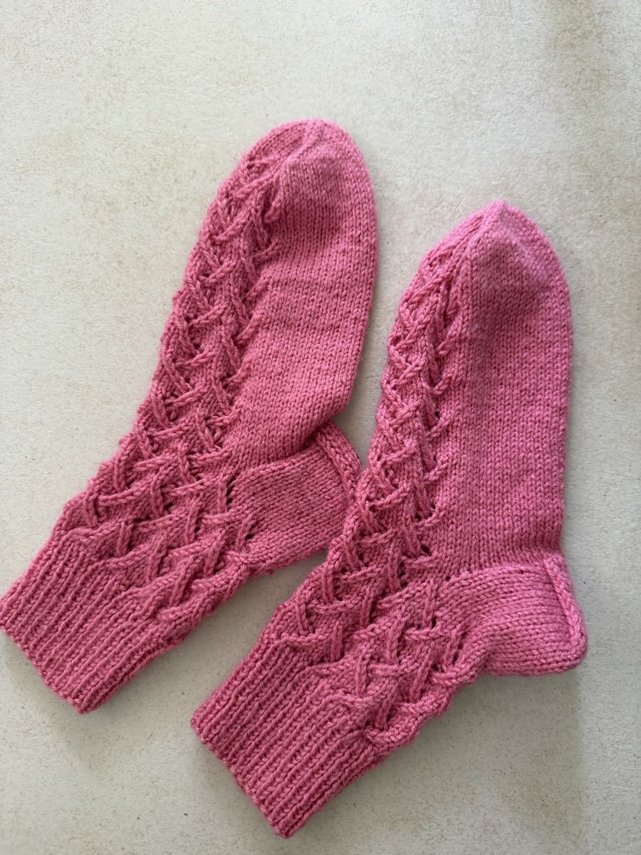 Laine: Hand knitted wool socks pink - new  – Neuf avec emballage d'origine à Corsier GE par Karol_save_planet 1