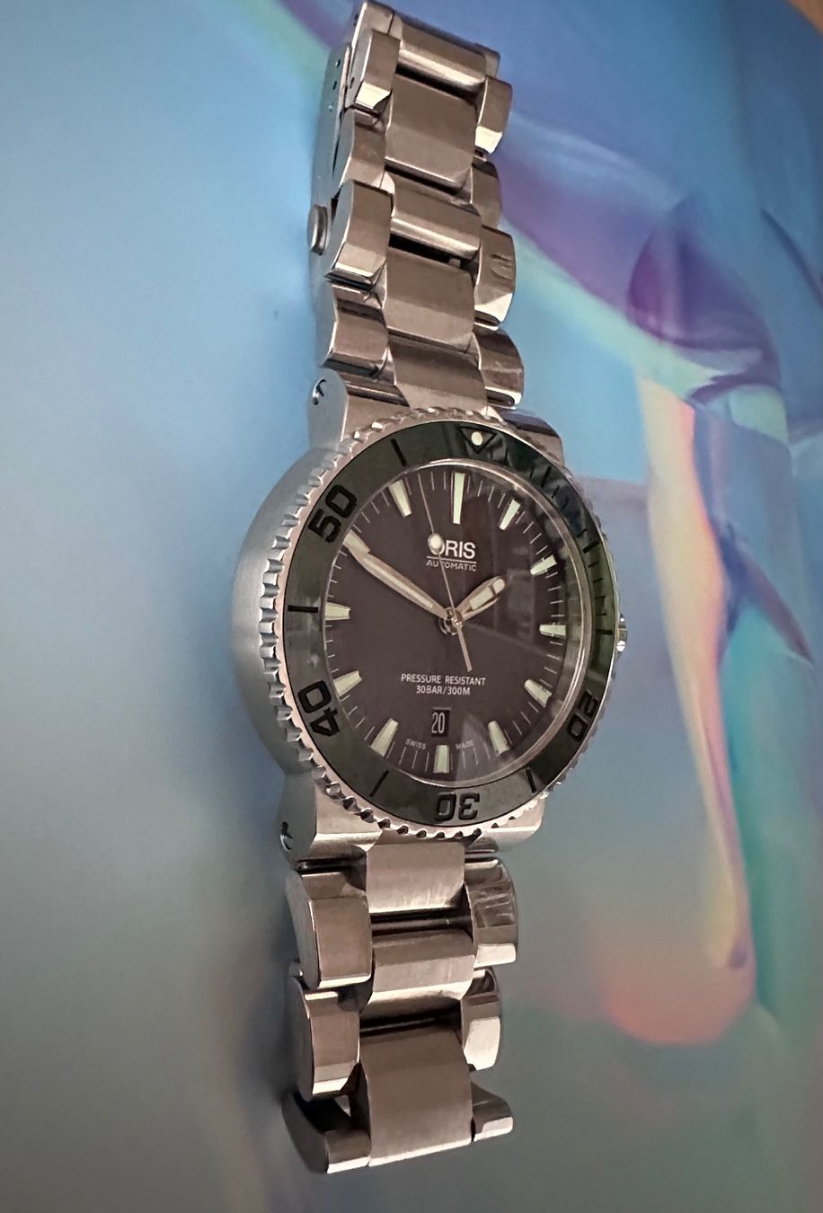 Oris Orologi: Oris Aquis Date 43.5mm - Automatik Fullset – Usato da Zeihen venduto da Swissmade 3