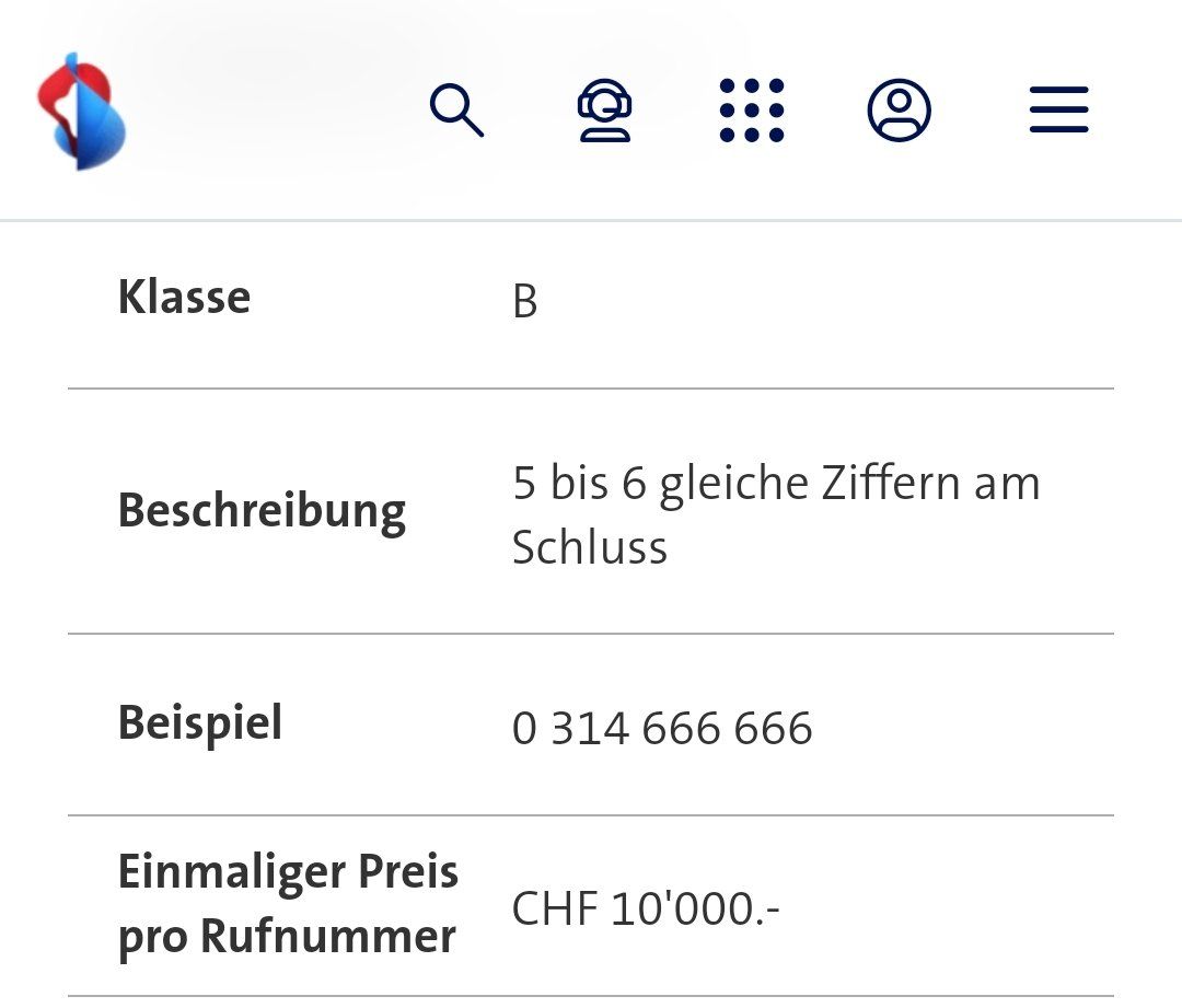 Swisscom PrePaid-Karten: 0791911111 VIP Nummer Handynummer Tel. nummer "AKTION" – Gebraucht aus Scherzingen von Benjanil 1