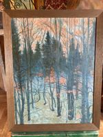 Tableau de William Aubert, forêt à La Chaux-de-Fonds.
