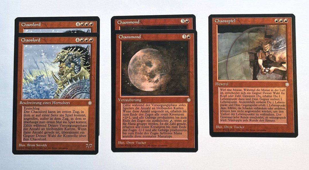 Magic The Gathering Carte collezionabili: Magic The Gathering Rare Sammlung Eiszeit Rot 25 Stück – Usato da Duggingen venduto da nad_6yzh 3
