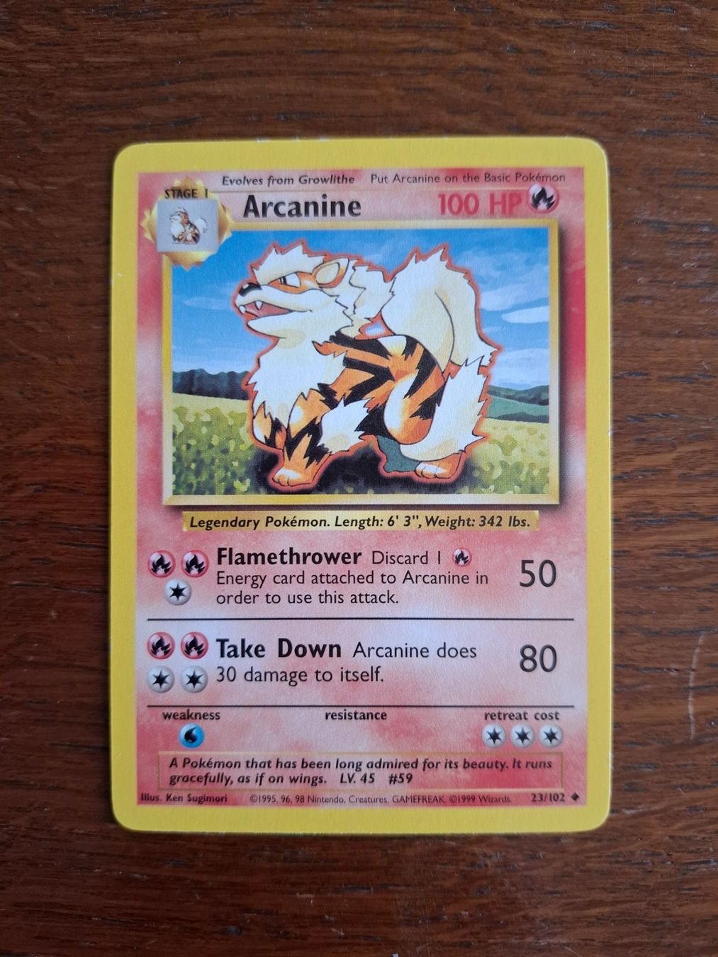 Pokémon Carte collezionabili: Pokemon Arcanine Base Set 23/102 – Usato da Giornico venduto da ale_lc8k
