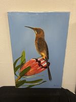 Dekoratives Vogelbild auf Leinwand – Ölkunstdruck