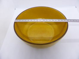 Rössler saladier couleur jaune muscade, diamètre 17 cm