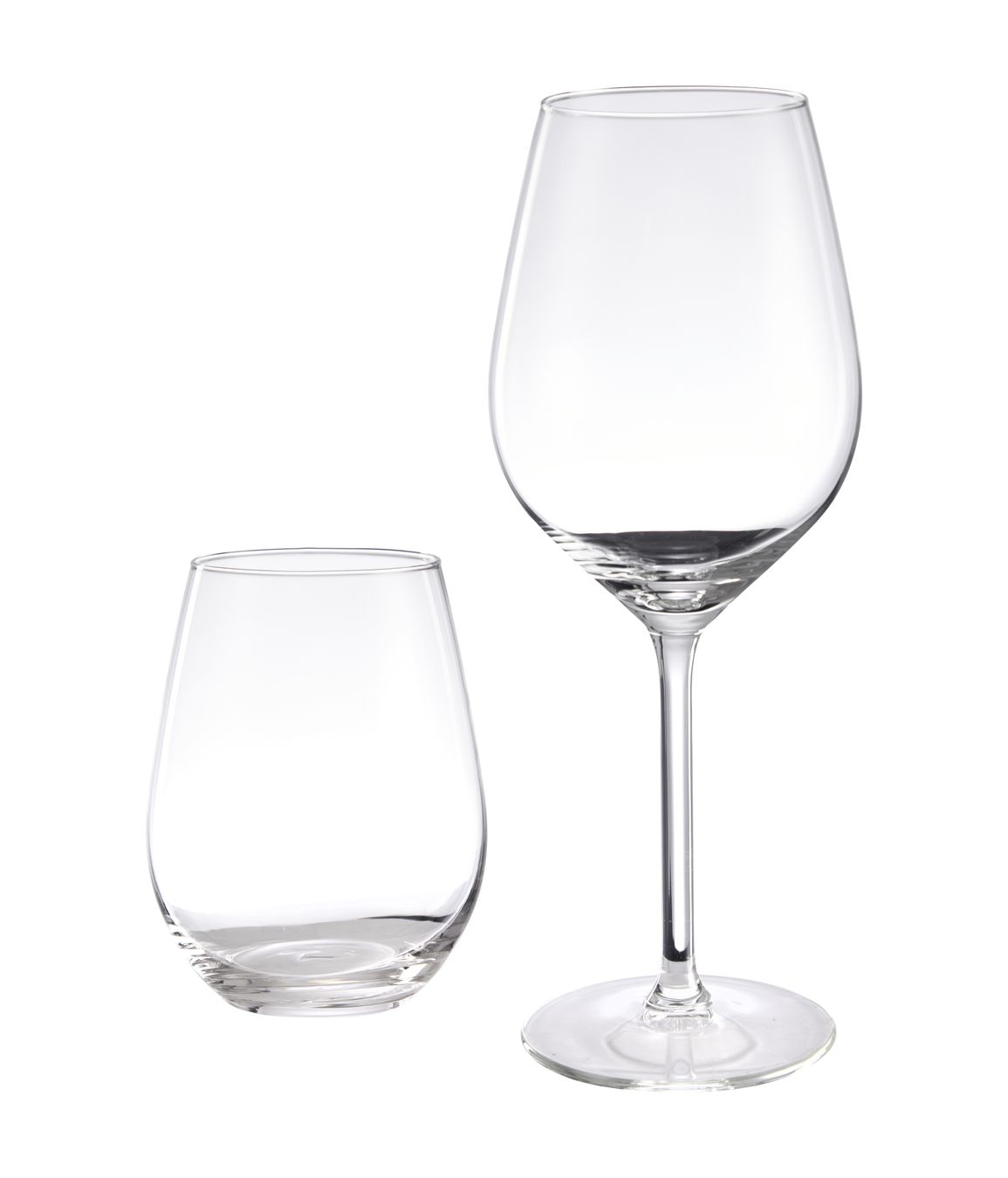 Bicchieri: Weinglas 50cl + Trinkglas 35cl - 8tlg. - Weiss – Nuovo e nell'imballaggio originale da Bremgarten AG venduto da simpliCH