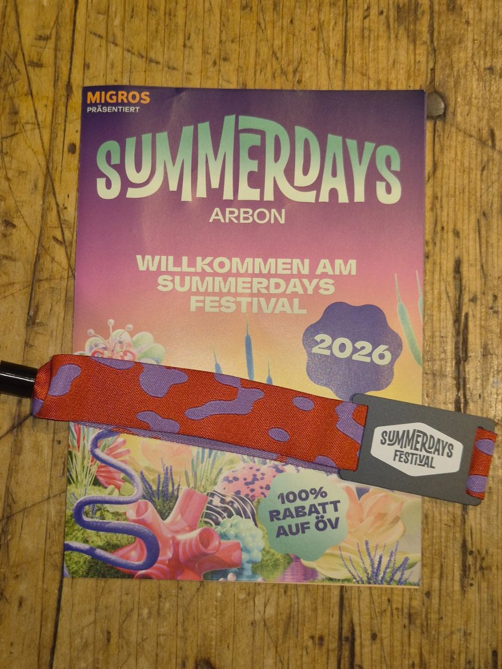 Tickets: Ticket Summerdays Freitag – Gebraucht aus Heiligkreuz (Mels) von PascalWa