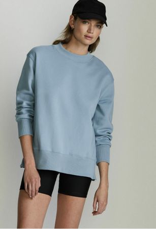 Sweatshirt XS blau-grau