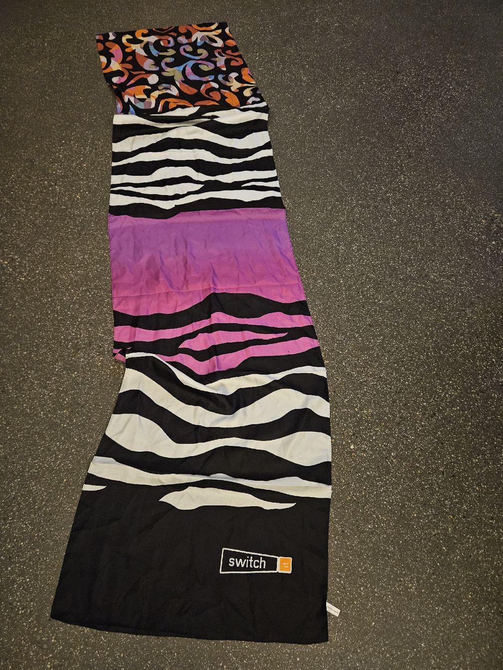 Foulard & Sciarpe: Tuch Seide 100% 180x42cm gemusterter Switch-it – Nuovo (secondo la descrizione) da Anwil venduto da tamoos
