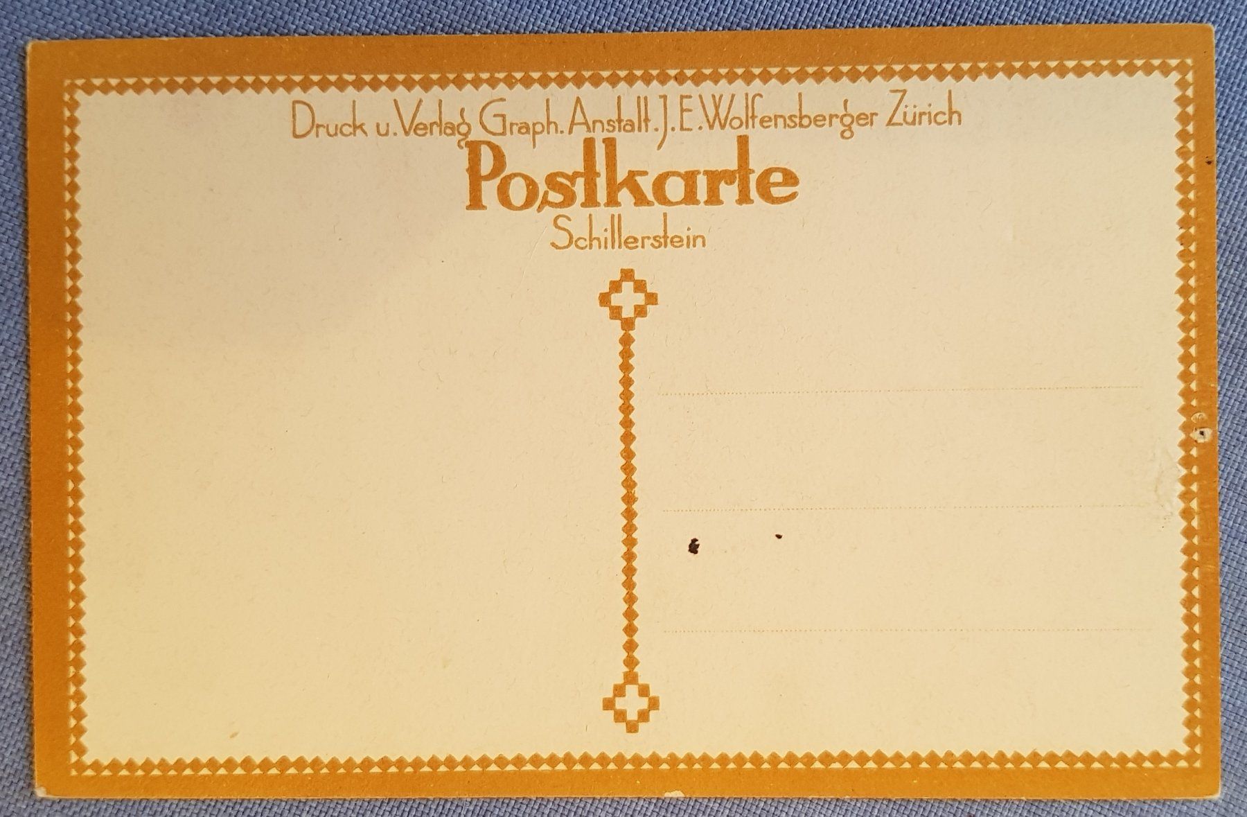 Cartoline postali: Schillerstein - rare Künstlerkarte – Nuovo (secondo la descrizione) da Melchnau venduto da Fishel 1