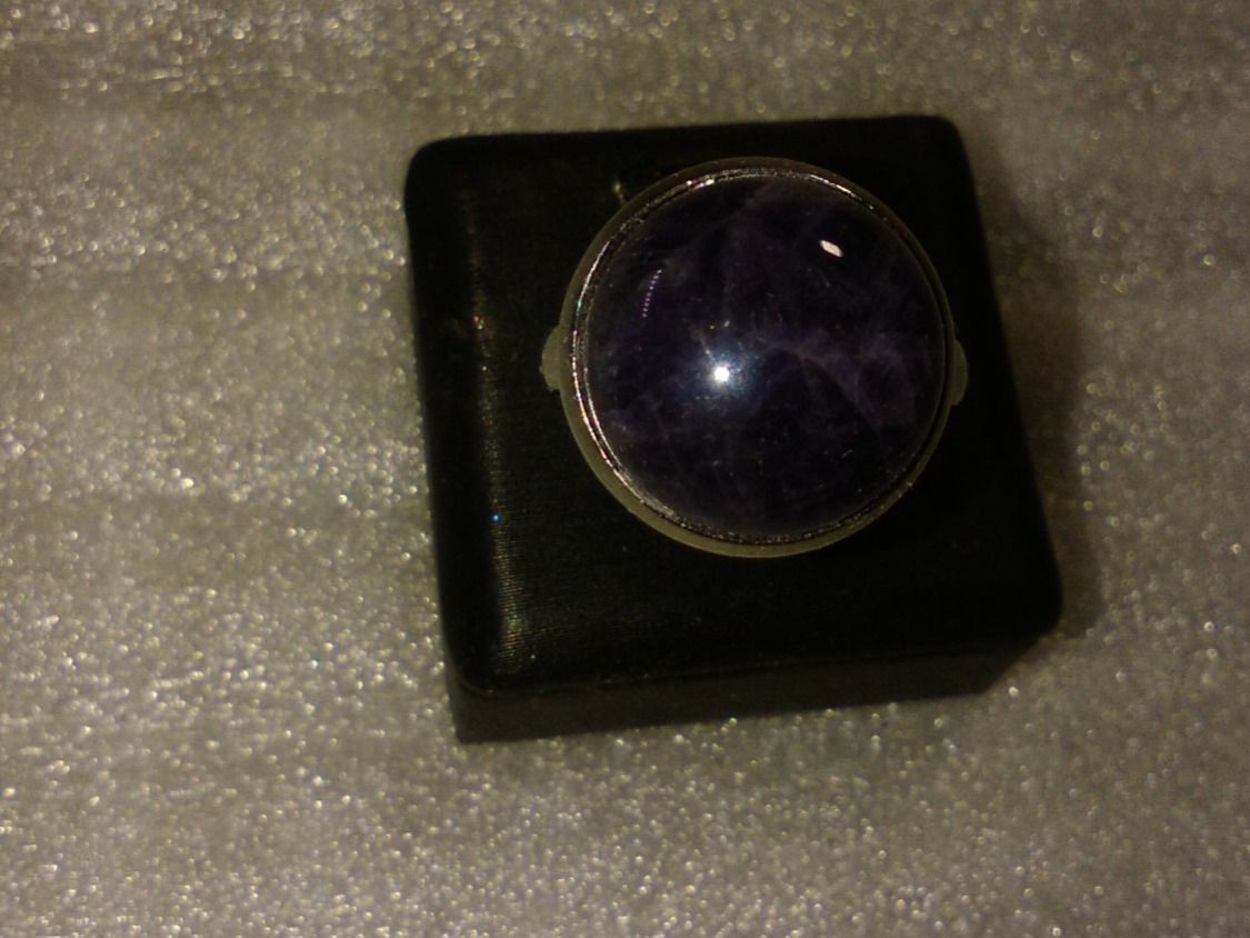 Bagues: RING EDELSTHAL,,,MIT AMETHYST,,LELA FARBE – Neuf (Voir description) à Basel par bijoutrie_4